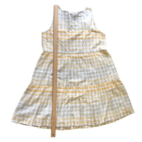 Madewell Button-Front Tiered Mini Dress